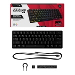 Nuevo HyperX Alloy Origins 60 con interruptores rojo