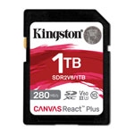 Más capacidad: nueva tarjeta SD Kingston Canvas React 1 TB