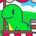 [Juego Argentino] Dino Market, un título de gestión en el que un adorable dinosaurio abre un mercado en tu escritorio