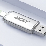 BIWIN presentó la memoria portátil Acer UT300 con conectores USB-A y USB-C