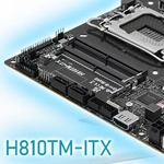 ASRock presenta el motherboard H810TM-ITX para negocios e integradores