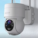 Llegó la Cámara PTZ con panel solar Wi-Fi para exteriores de Nexxt Home